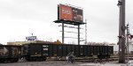 Sunday's Saukville sub L507 "caboose" crosses Villard Av.